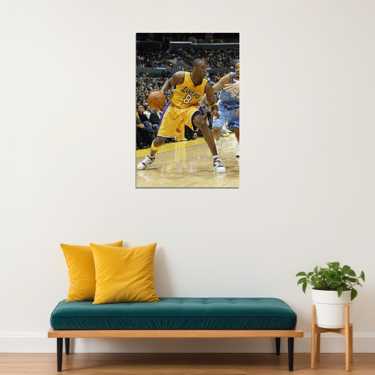 Los Angeles Kobe La Basketball Basketball Poster Wall Art Print Home Wall Decor