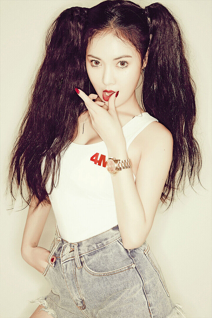 Kim Hyuna Sexy Beauty Singer Kpop Hot Star Poster Wall Art Print Home Wall Decor