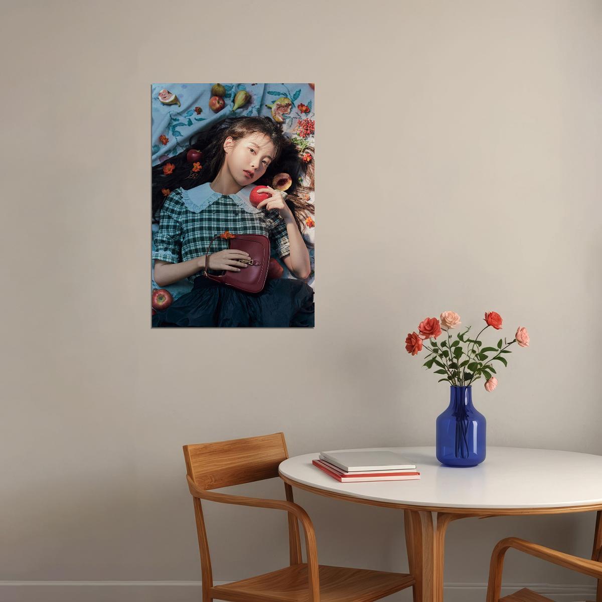 Iu Lee Ji Eun Korean Idol Singer Girl Kpop Star Poster Wall Art Print Home Wall Decor