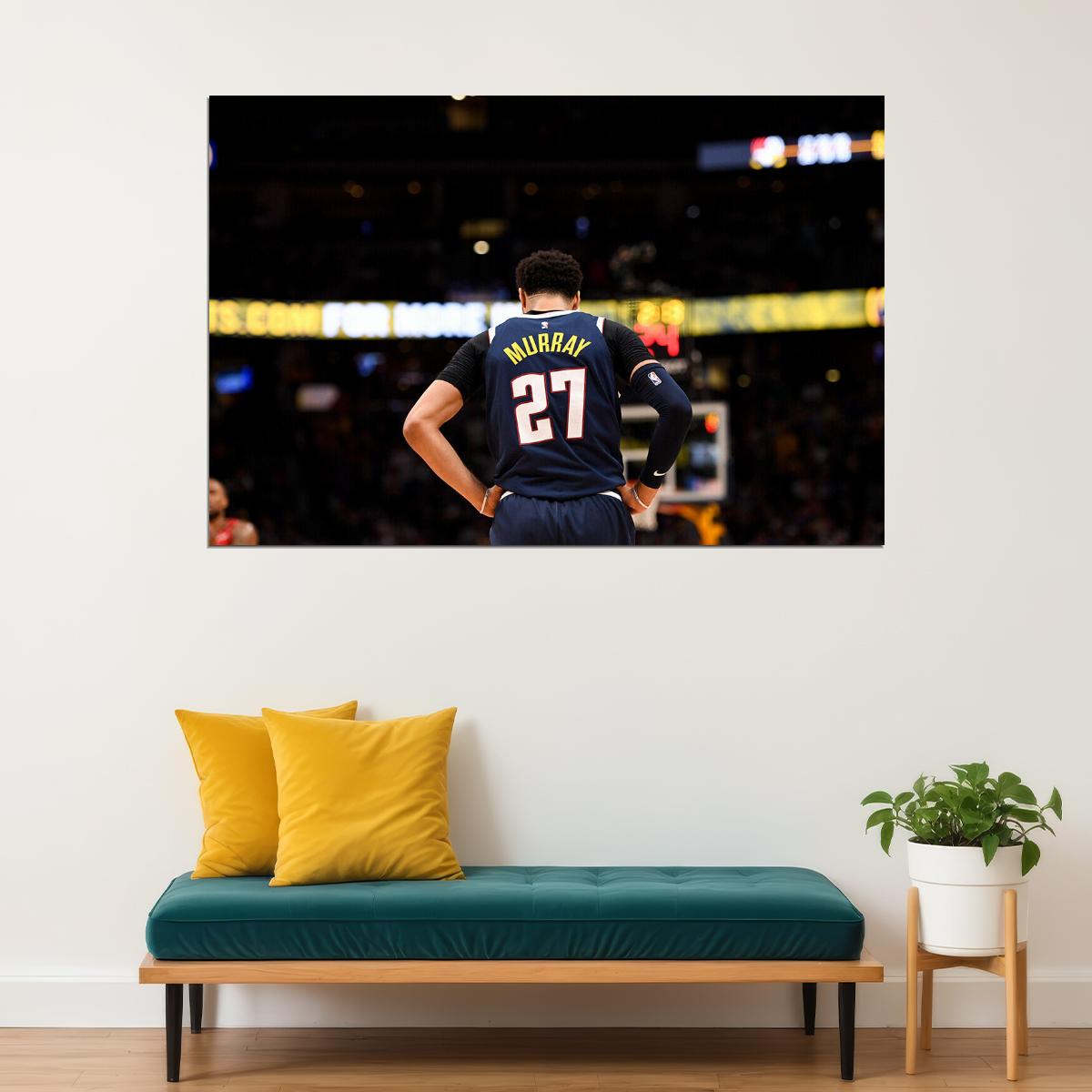 Jamal Murray Denver Basketball Star Poster Wall Art Print Home Wall Decor