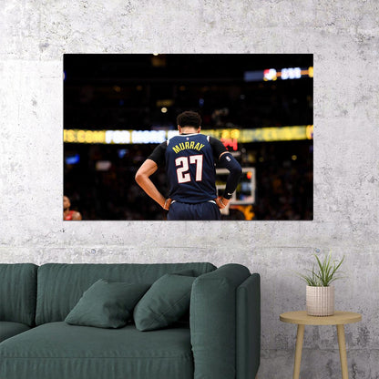 Jamal Murray Denver Basketball Star Poster Wall Art Print Home Wall Decor