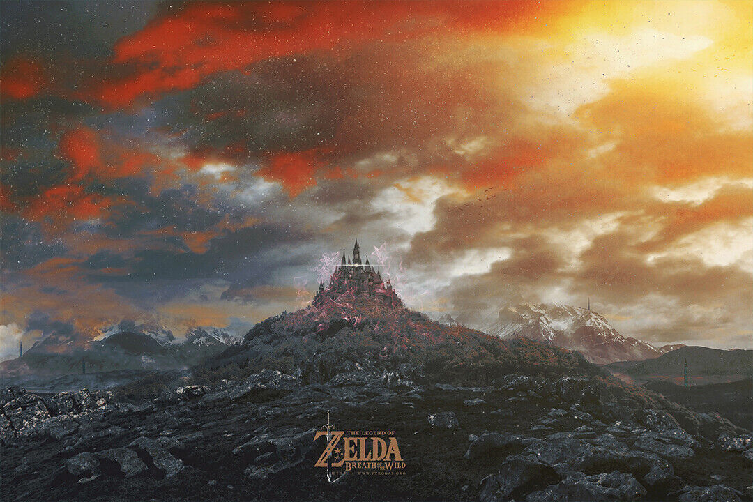 The Legend Of Zelda Breath Of The Wild Game Poster Wall Art Print Home Wall Decor
