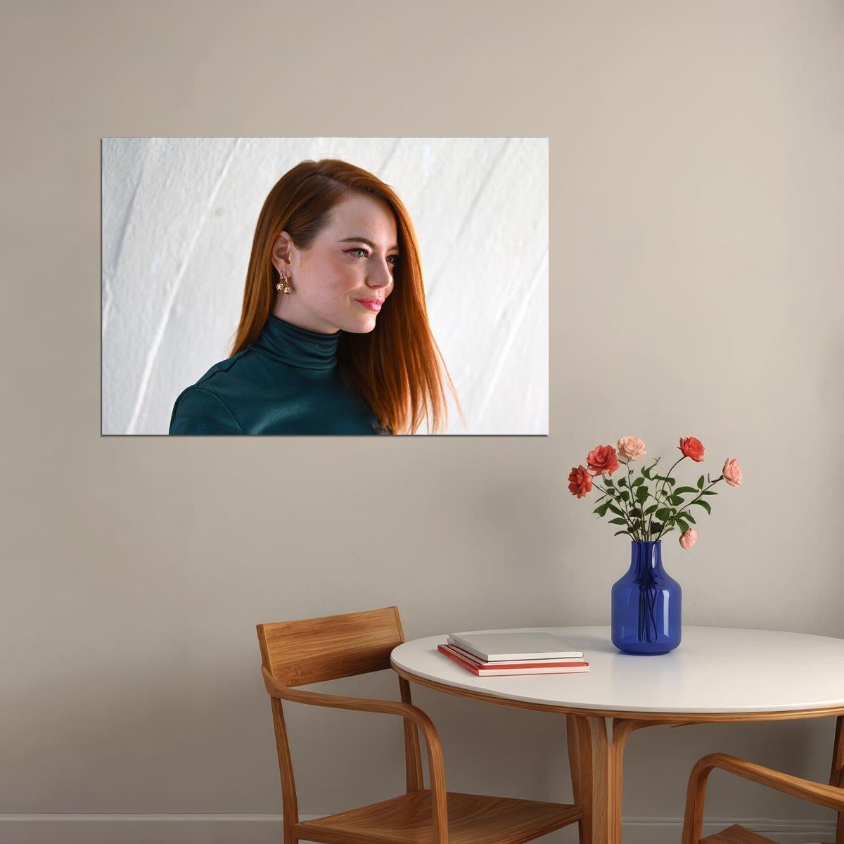 Emma Stone America Movie Star Actor Artist Poster Wall Art Print Home Wall Decor