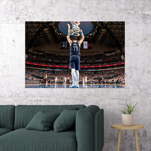 Luka Doncic Dallas Basketball Star Poster Wall Art Print Home Wall Decor