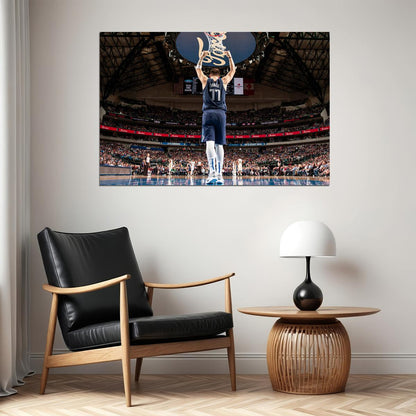 Luka Doncic Dallas Basketball Star Poster Wall Art Print Home Wall Decor