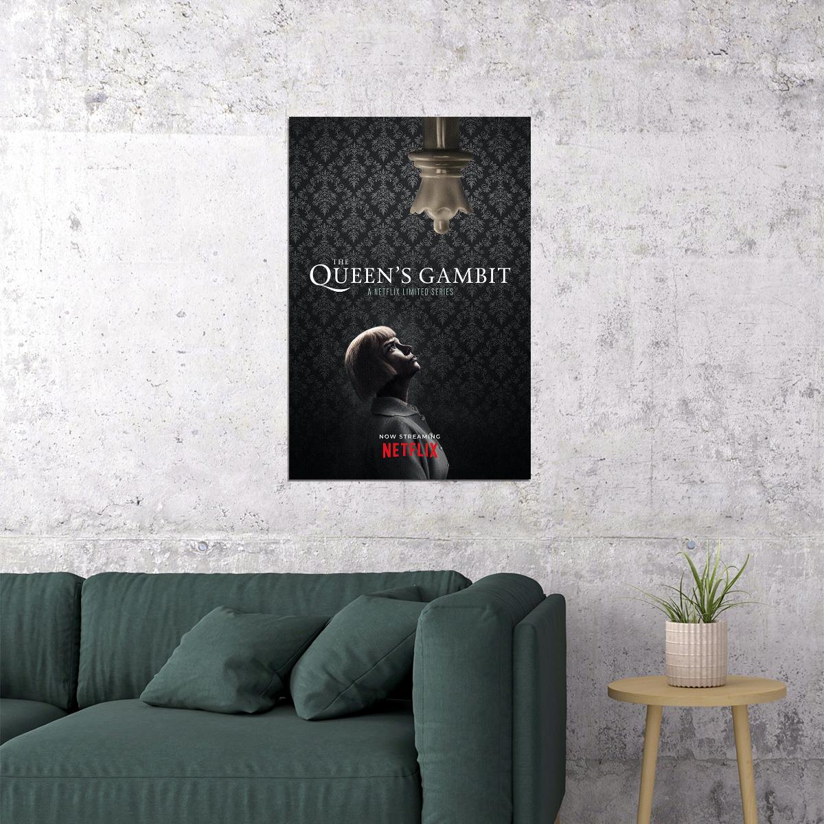 The Queens Gambit Chess Anya Taylor Joy Tv Poster Wall Art Print Home Wall Decor