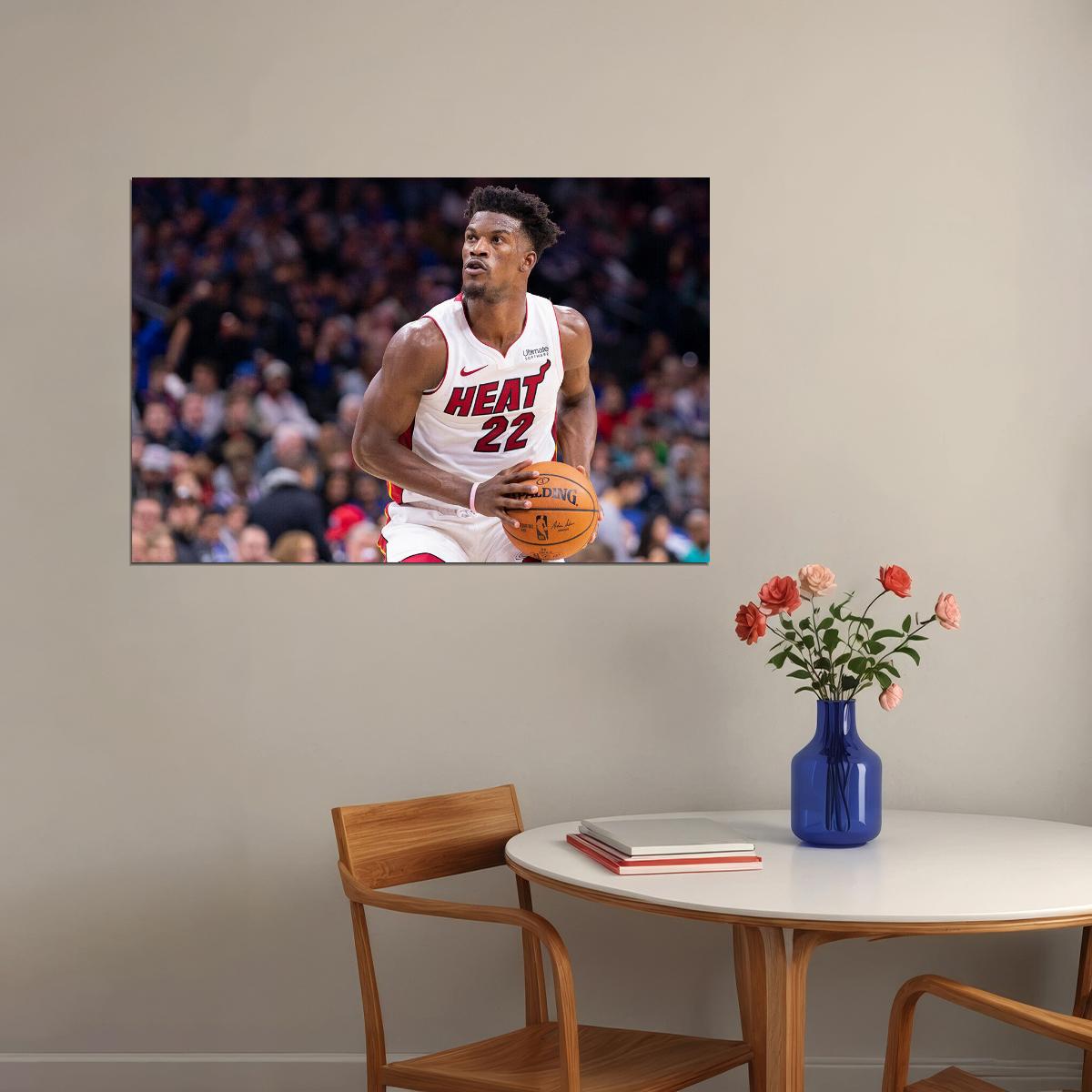 Jimmy Butler 22 23 Miami Basketball Star Poster Wall Art Print Home Wall Decor