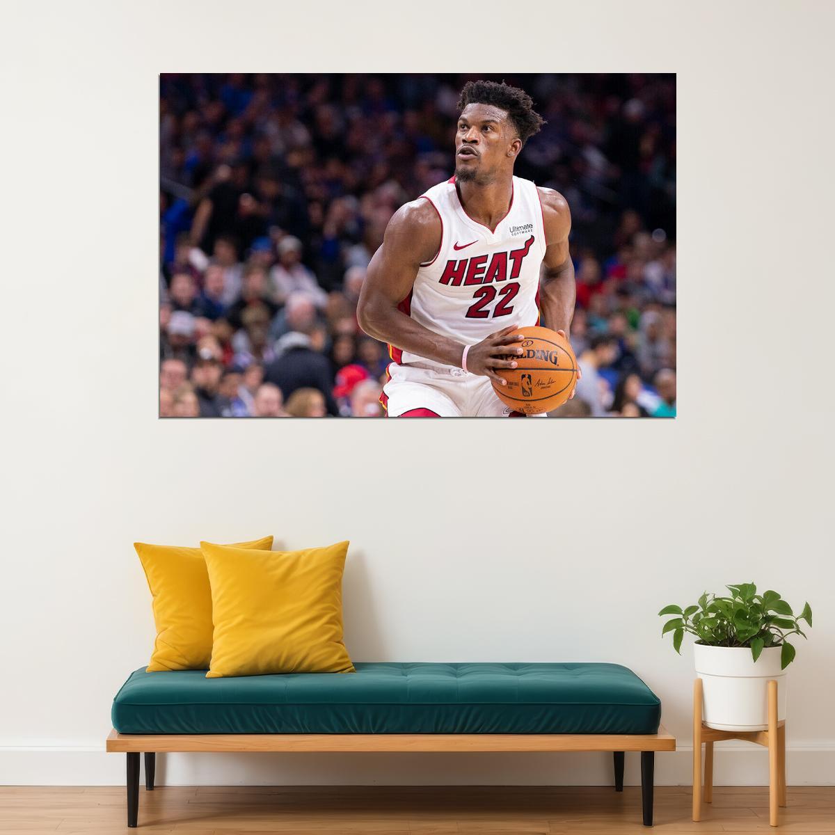 Jimmy Butler 22 23 Miami Basketball Star Poster Wall Art Print Home Wall Decor