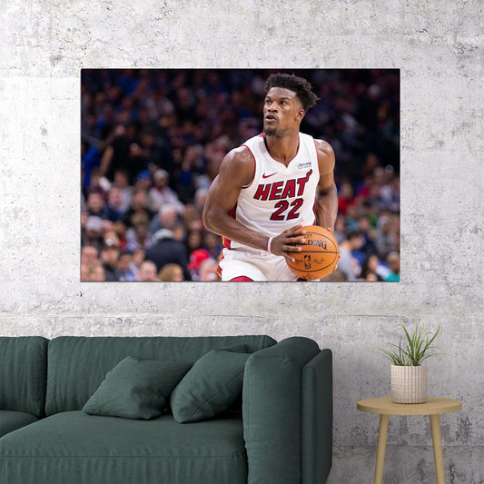 Jimmy Butler 22 23 Miami Basketball Star Poster Wall Art Print Home Wall Decor