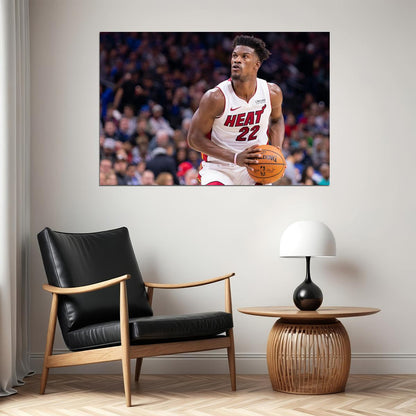 Jimmy Butler 22 23 Miami Basketball Star Poster Wall Art Print Home Wall Decor