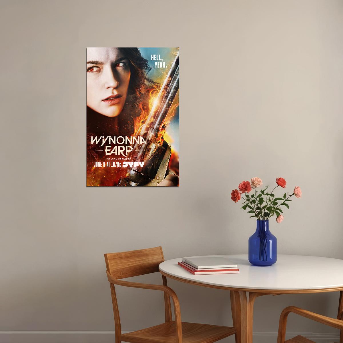 Wynonna Earp Melanie Scrofano Canada Tv Show Poster Wall Art Print Home Wall Decor