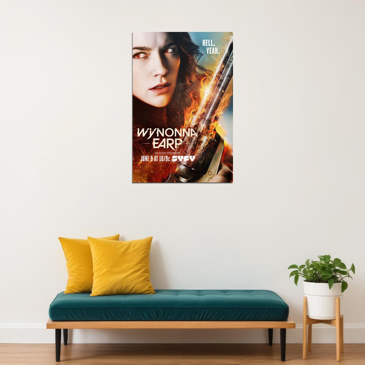 Wynonna Earp Melanie Scrofano Canada Tv Show Poster Wall Art Print Home Wall Decor