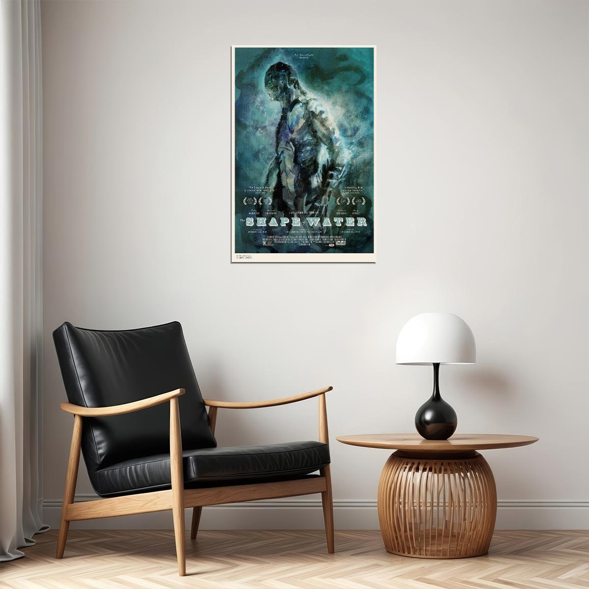 The Shape Of Water Adventure Fantasy Movie Poster Wall Art Print Home Wall Decor
