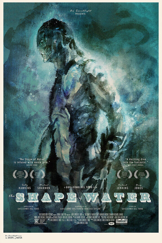 The Shape Of Water Adventure Fantasy Movie Poster Wall Art Print Home Wall Decor