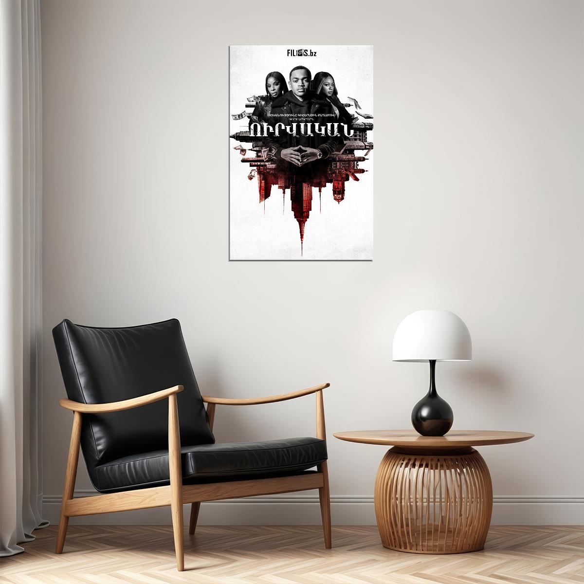 Power Book 2 Ghost Action Thriller Tv Show Poster Wall Art Print Home Wall Decor