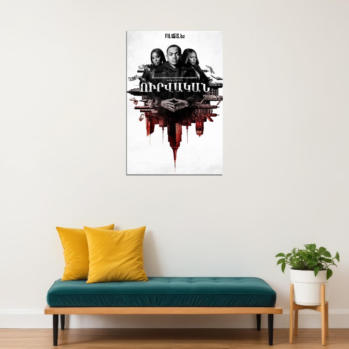 Power Book 2 Ghost Action Thriller Tv Show Poster Wall Art Print Home Wall Decor