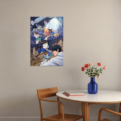 The God Of High School Fight Monster Anime Poster Wall Art Print Home Wall Decor