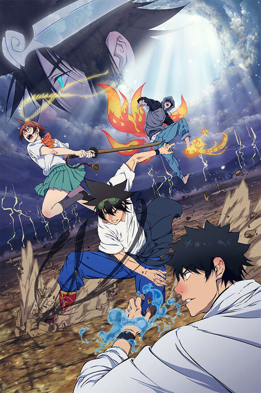 The God Of High School Fight Monster Anime Poster Wall Art Print Home Wall Decor