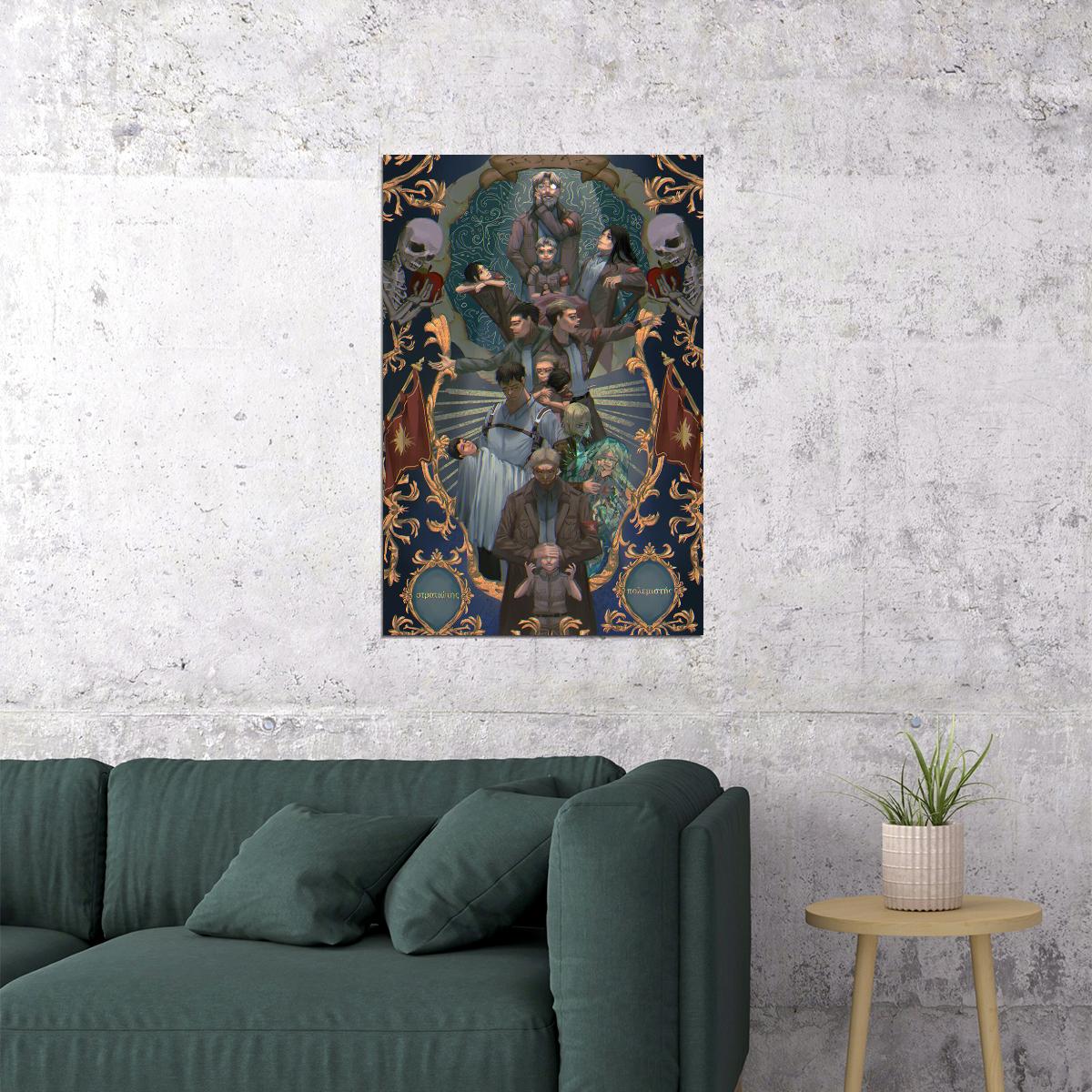Attack On Titan Season 4 Big Man Japan Anime Poster Wall Art Print Home Wall Decor