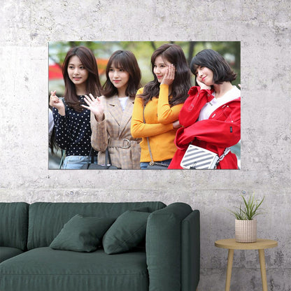 Twice Korea Idol Momo Sanatzuyu Mina Star Poster Wall Art Print Home Wall Decor