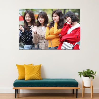 Twice Korea Idol Momo Sanatzuyu Mina Star Poster Wall Art Print Home Wall Decor