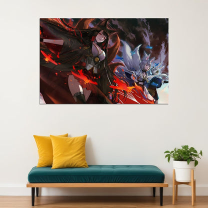 Azur Lane Z23 Ship War Japan Anime Game Poster Wall Art Print Home Wall Decor