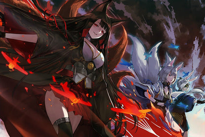 Azur Lane Z23 Ship War Japan Anime Game Poster Wall Art Print Home Wall Decor