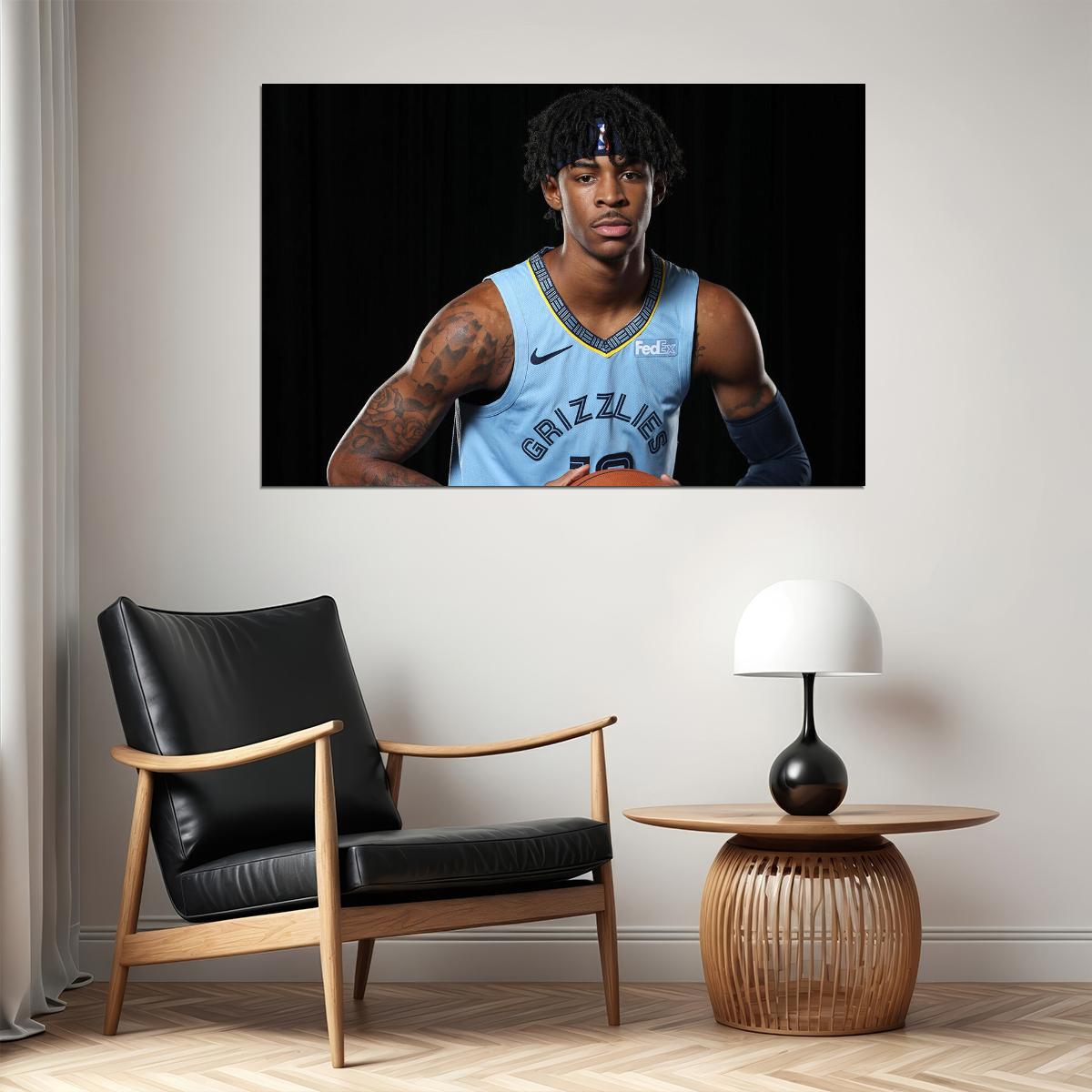 Ja Morant Memphis Basketball Poster Wall Art Print Home Wall Decor