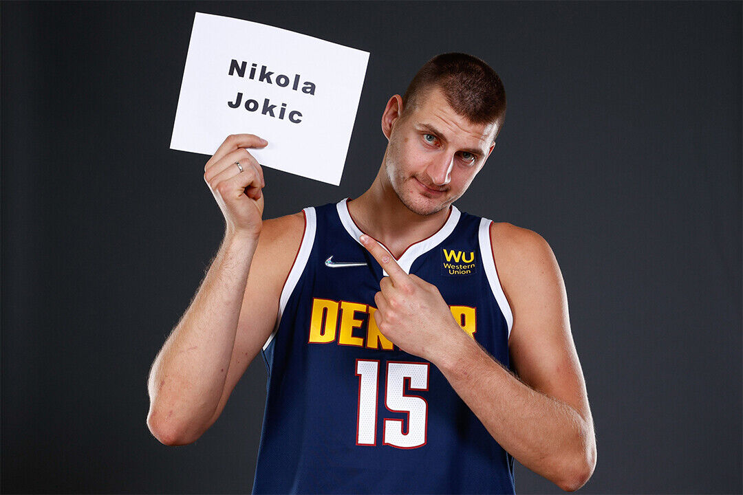 Nikola Jokic Denver Basketball Poster Wall Art Print Home Wall Decor