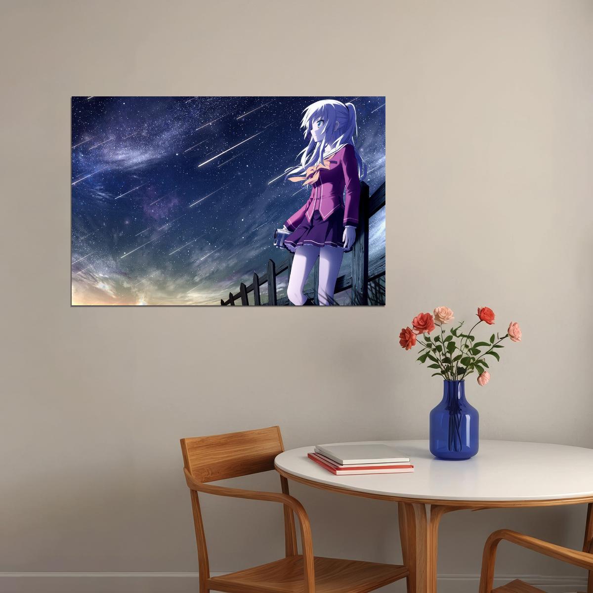 Charlotte Pa Works Tomori Nao Japan Anime Poster Wall Art Print Home Wall Decor