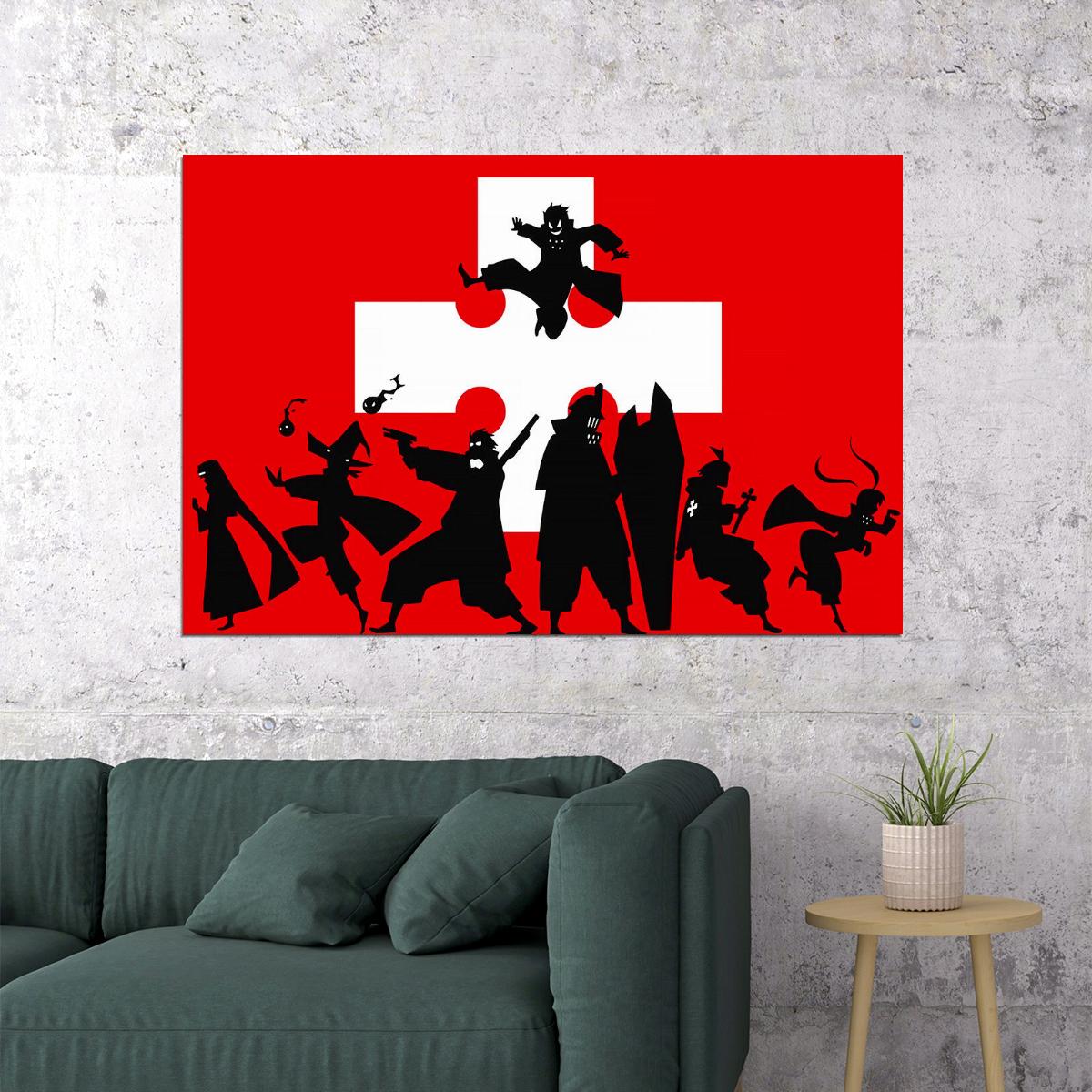 Fire Force Shinra Kusakabe Fight Hot Anime Poster Wall Art Print Home Wall Decor