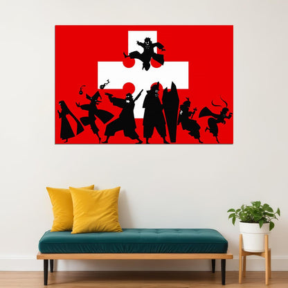 Fire Force Shinra Kusakabe Fight Hot Anime Poster Wall Art Print Home Wall Decor