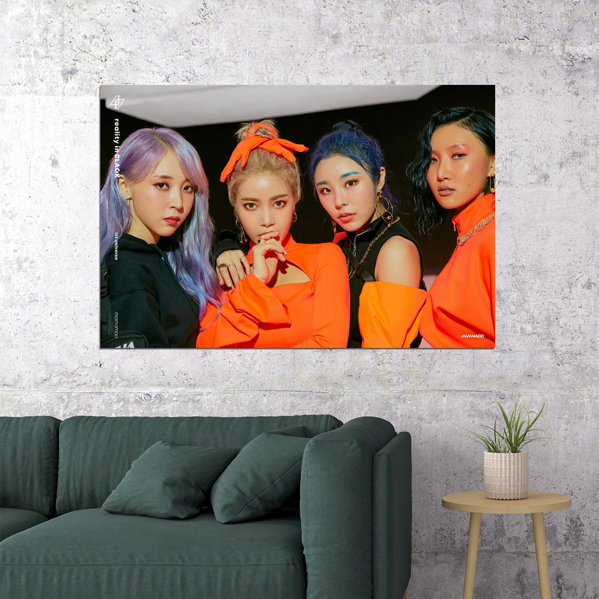 Mamamoo Solar Moon Byul Whee In Hwa Sa Singer Poster Wall Art Print Home Wall Decor