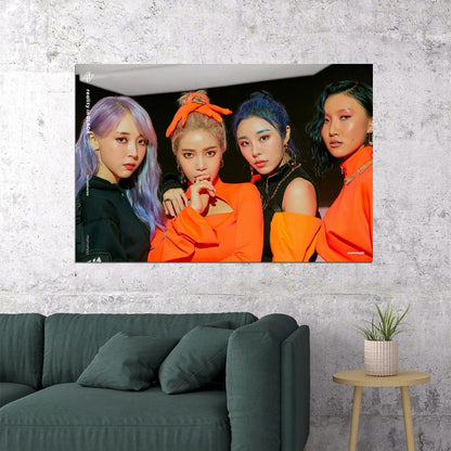 Mamamoo Solar Moon Byul Whee In Hwa Sa Singer Poster Wall Art Print Home Wall Decor