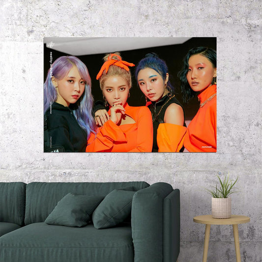Mamamoo Solar Moon Byul Whee In Hwa Sa Singer Poster Wall Art Print Home Wall Decor