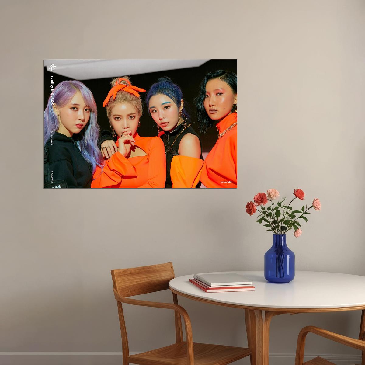 Mamamoo Solar Moon Byul Whee In Hwa Sa Singer Poster Wall Art Print Home Wall Decor