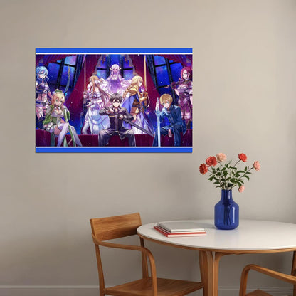 Sword Art Online Alicization War Of Underworld Anime Poster Wall Art Print Home Wall Decor