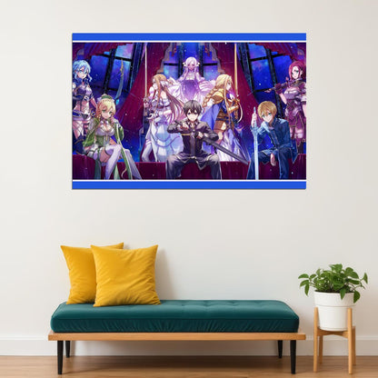 Sword Art Online Alicization War Of Underworld Anime Poster Wall Art Print Home Wall Decor