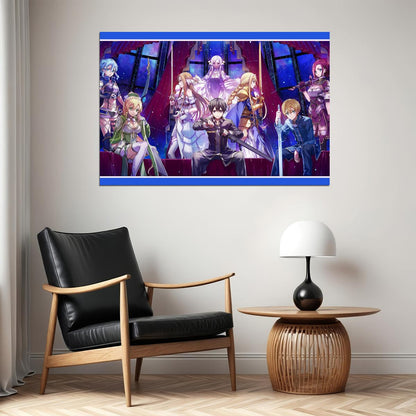 Sword Art Online Alicization War Of Underworld Anime Poster Wall Art Print Home Wall Decor