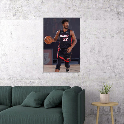 Jimmy Butler Miami Basketball Star Poster Wall Art Print Home Wall Decor