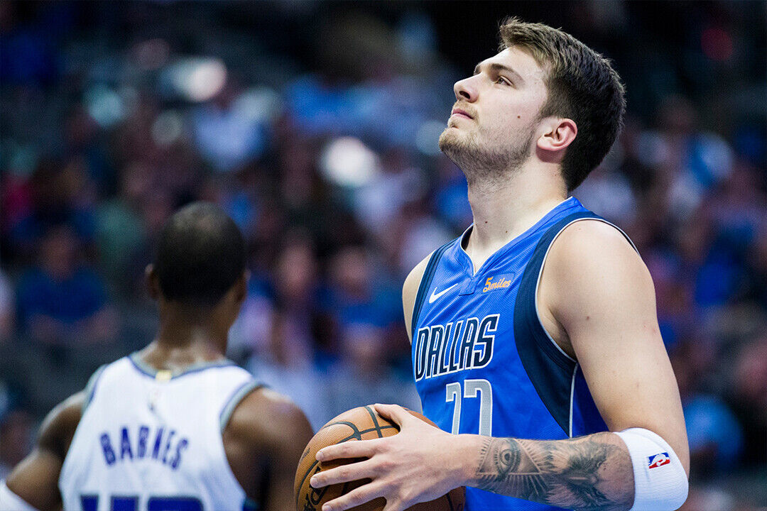 Luka Doncic Dallas Basketball Star Poster Wall Art Print Home Wall Decor