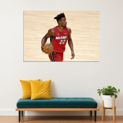 Jimmy Butler Miami Basketball Star Poster Wall Art Print Home Wall Decor