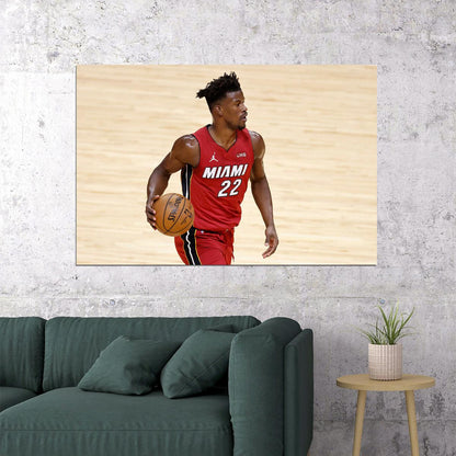 Jimmy Butler Miami Basketball Star Poster Wall Art Print Home Wall Decor