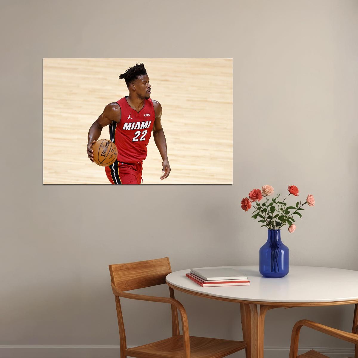Jimmy Butler Miami Basketball Star Poster Wall Art Print Home Wall Decor
