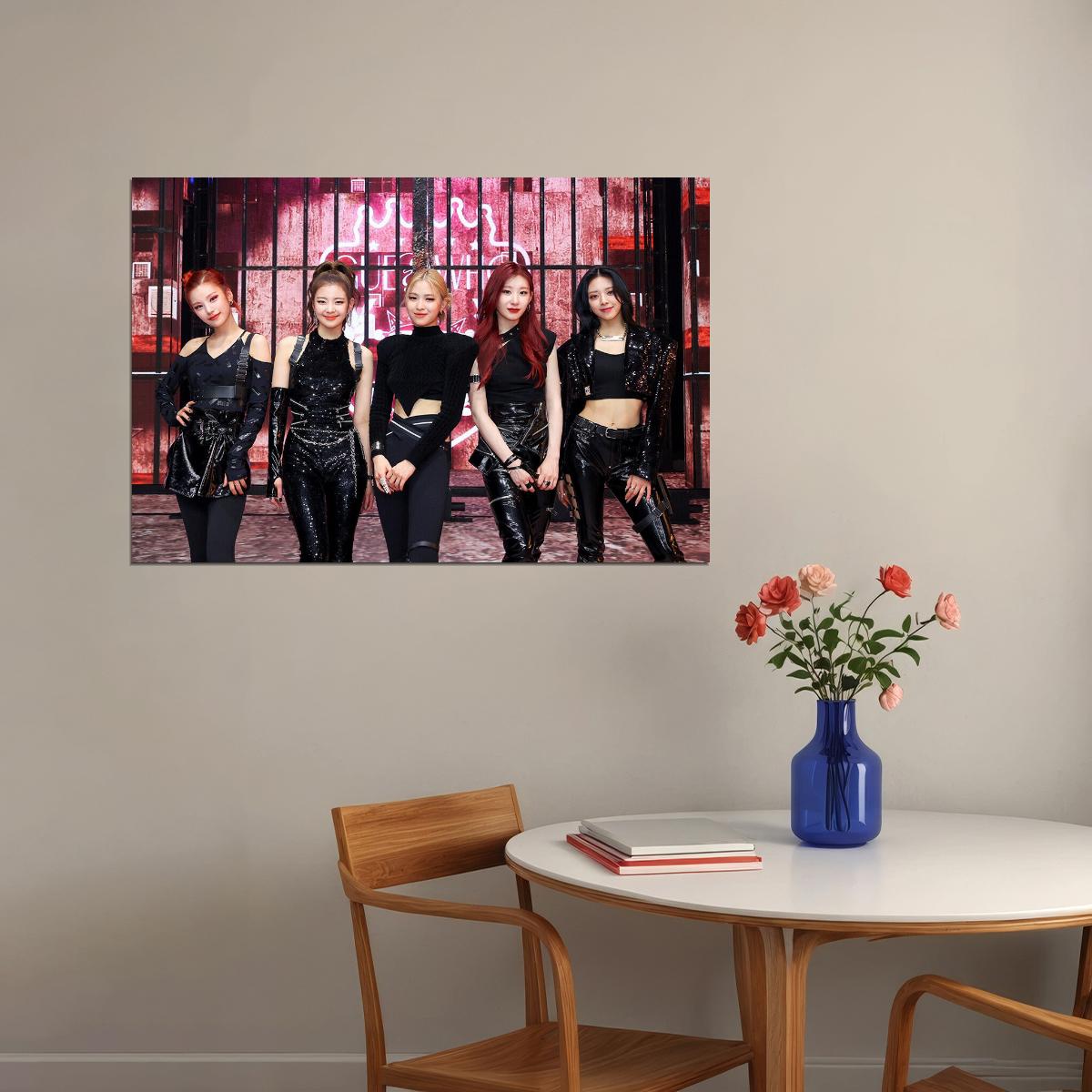 Itzy Yeji Lia Ryujin Chaeryeong Yuna Kpop Star Poster Wall Art Print Home Wall Decor