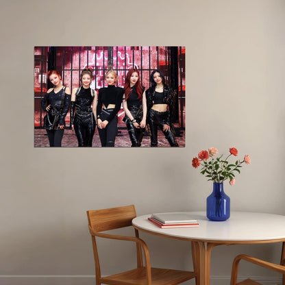 Itzy Yeji Lia Ryujin Chaeryeong Yuna Kpop Star Poster Wall Art Print Home Wall Decor