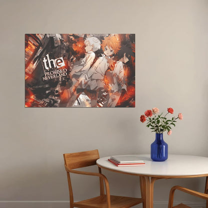 The Promised Neverland Emma Norman Ray Anime Poster Wall Art Print Home Wall Decor