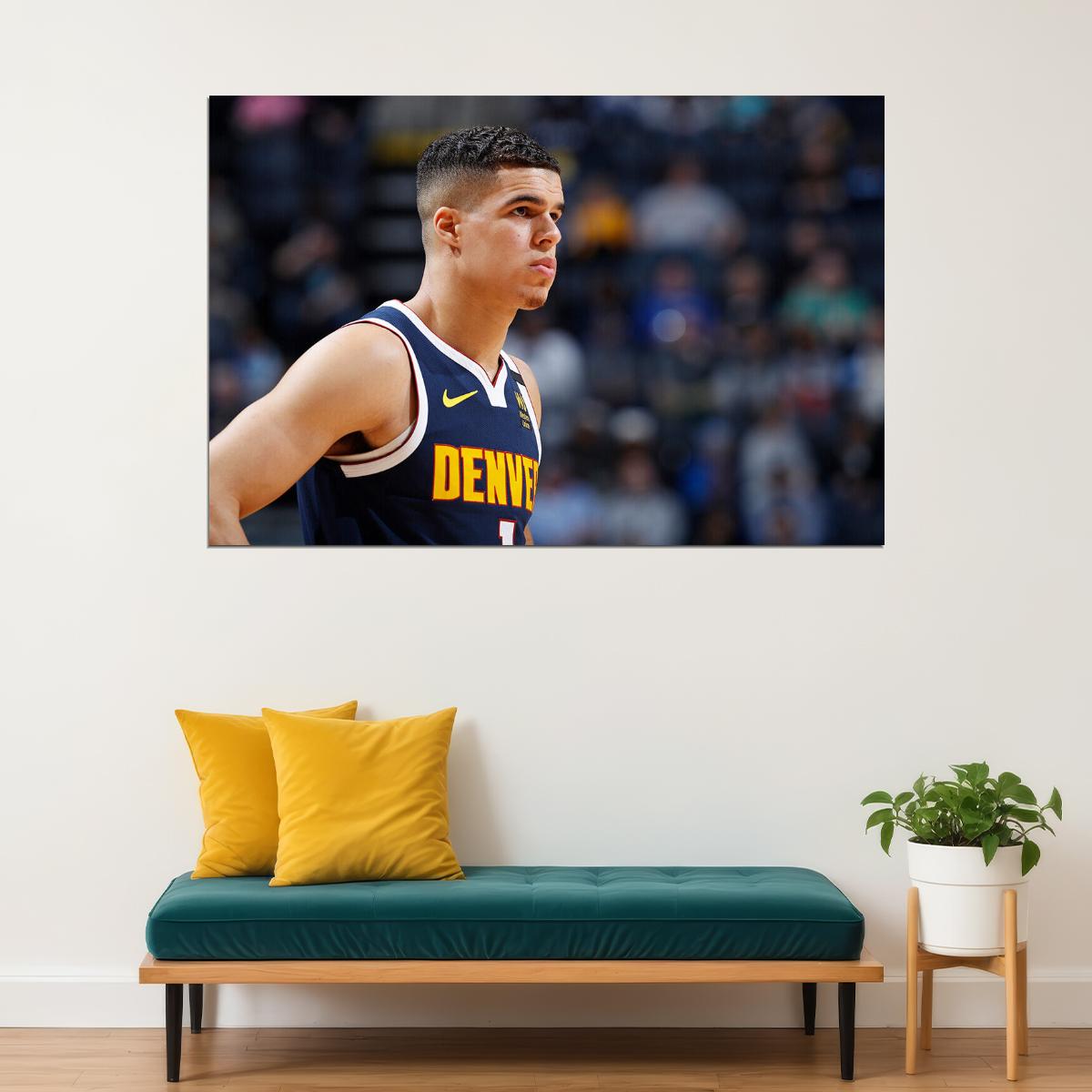 Michael Porter Denver Basketball Star Poster Wall Art Print Home Wall Decor