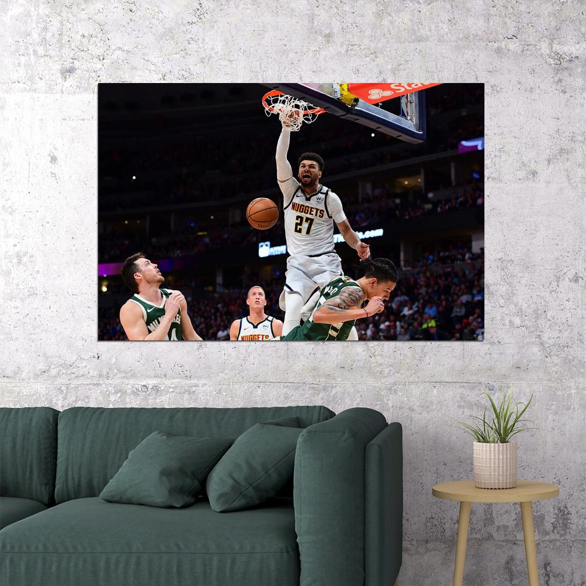 Jamal Murray Denver Basketball Star Poster Wall Art Print Home Wall Decor