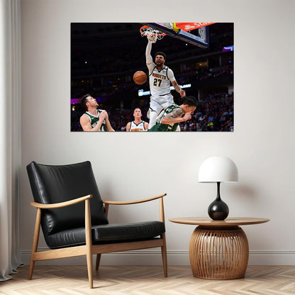 Jamal Murray Denver Basketball Star Poster Wall Art Print Home Wall Decor